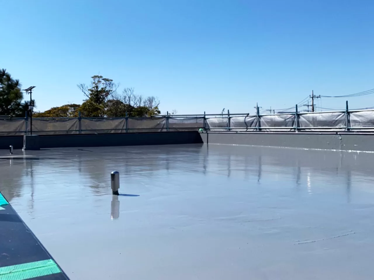 ベランダ防水工事の施工後